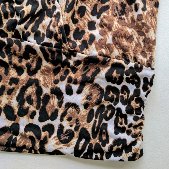 Halloween Spice Girls 90s Y2K Pop Star Scary Spice Leopard Print Club Halter Top - Picture 4 of 4